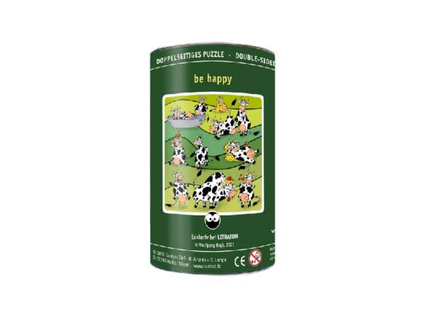 Glückliche Kühe, doppelseitig