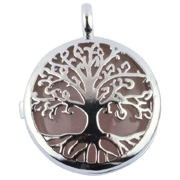 Metallanhänger mit Stein