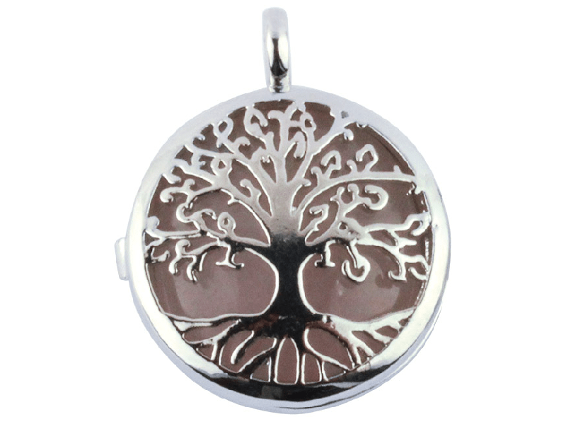 Metallanhänger mit Stein