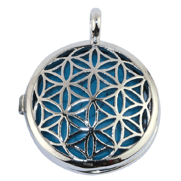 Metallanhänger mit Stein