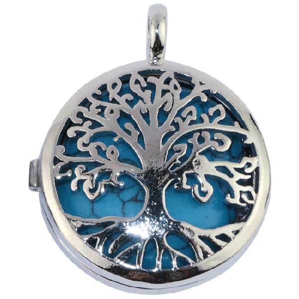 Metallanhänger mit Stein