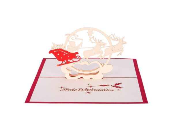 Weihnachtsmann-Schlitten