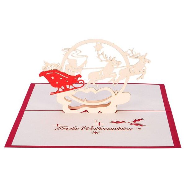 Weihnachtsmann-Schlitten