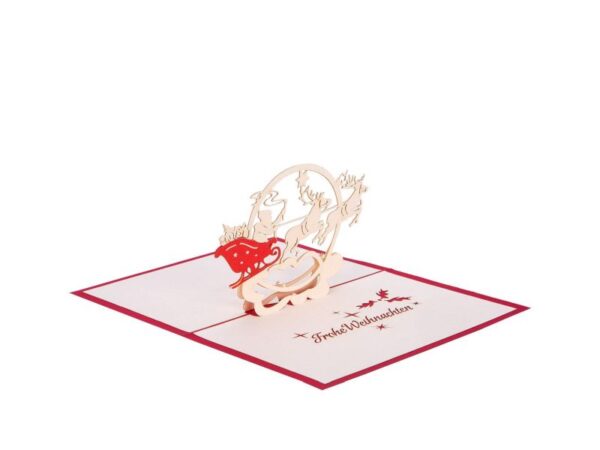 Weihnachtsmann-Schlitten