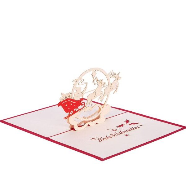 Weihnachtsmann-Schlitten