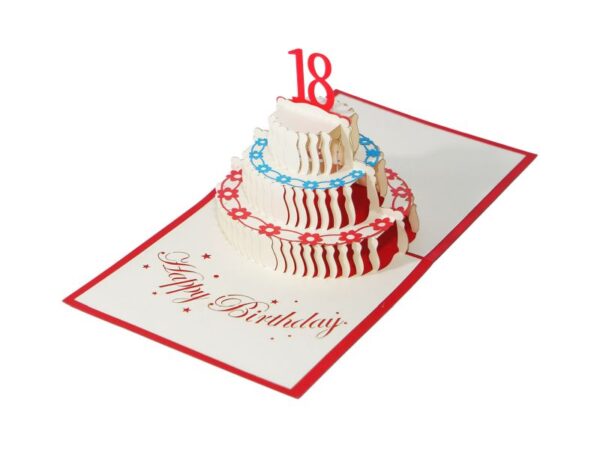 Klappkarte: 18. Geburtstag