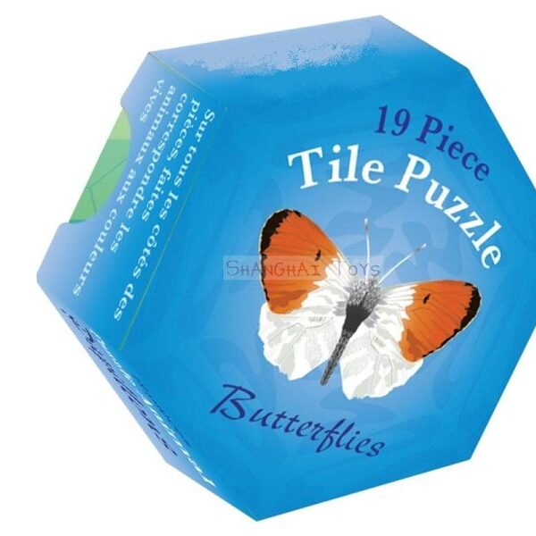 19 teiliges Puzzle: Schmetterling