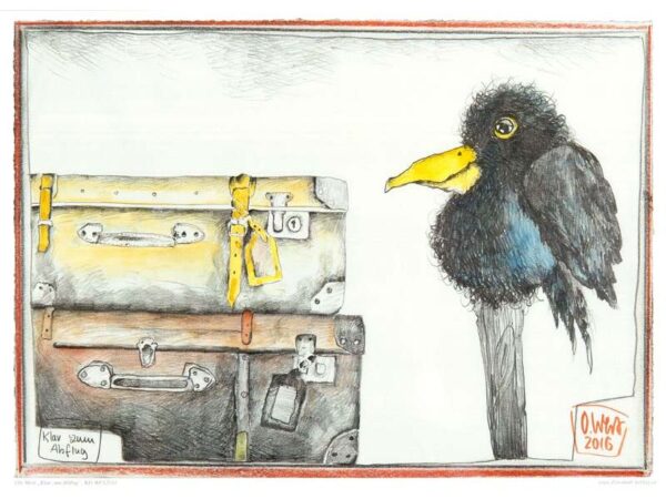 Kunstdruck: Klar zum Abflug