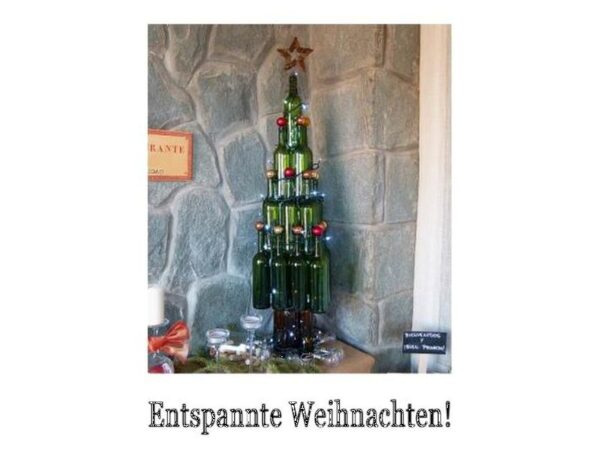Entspannte Weihnachten: Flaschen