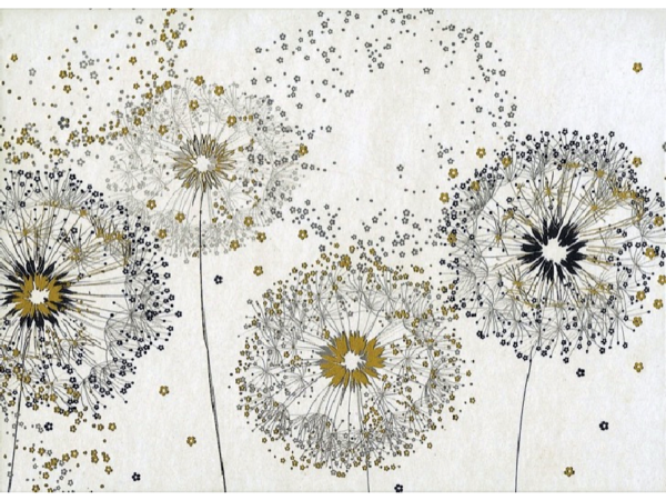 Postkarte: Pusteblumen