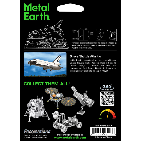Space Shuttle Atlantis, farbig