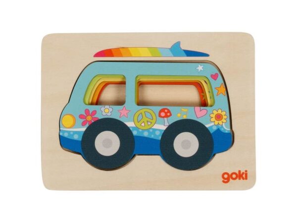 Schichtenpuzzle: Van