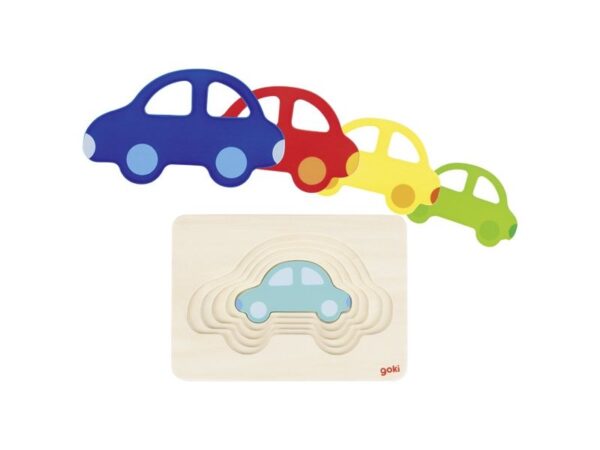 Schichtenpuzzle: Auto