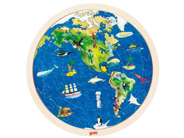 4013594576666 Einlegepuzzle Weltkugel