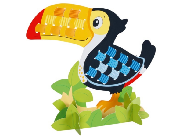 Flecht- und Webbilder Tiere