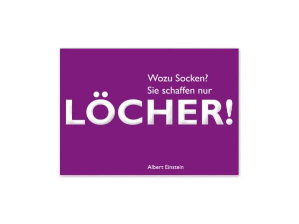 Postkarte: Löcher