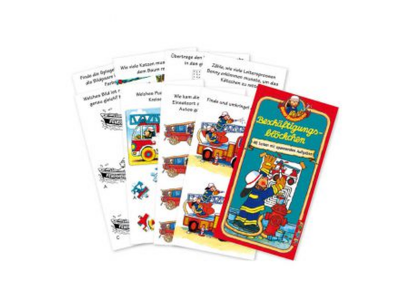 Beschäftigungs-/Rateblock Feuerwehr