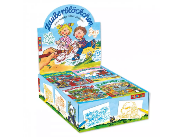 Zauberblock groß - Feuerwehr, Pferde, Zoo und Piraten
