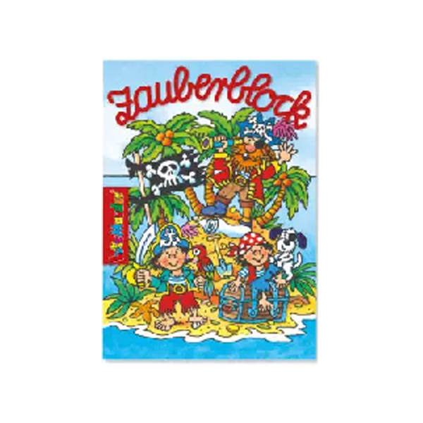 4026477185794 Zauberblock groß - Feuerwehr, Pferde, Zoo und Piraten