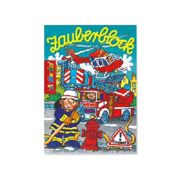 4026477185794 Zauberblock groß - Feuerwehr, Pferde, Zoo und Piraten