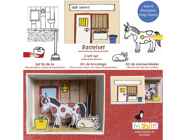 4031172111177 Streicholzschachtel-Bastelset: Pferd