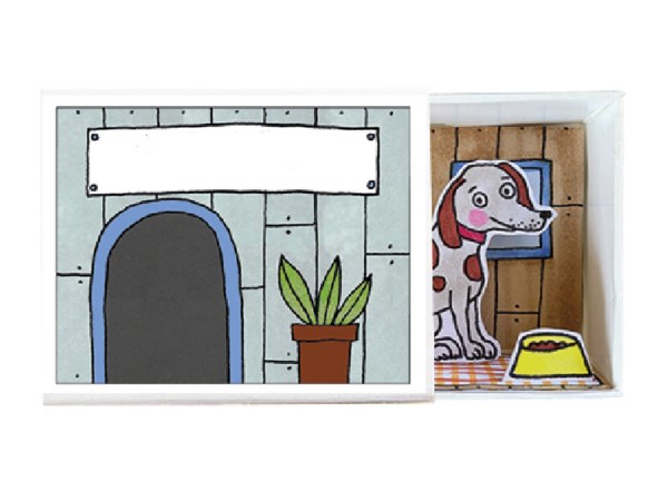 4031172111214 Streicholzschachtel-Bastelset: Hund