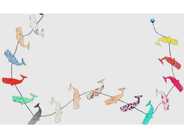 Papiergirlande: Wale