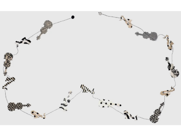 Papiergirlande: Musik