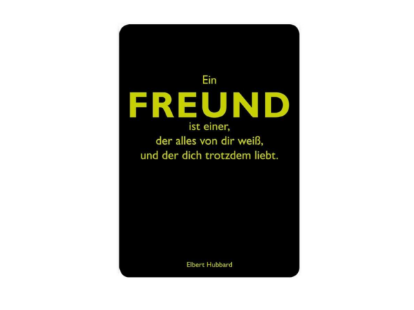 Postkarte: Freund