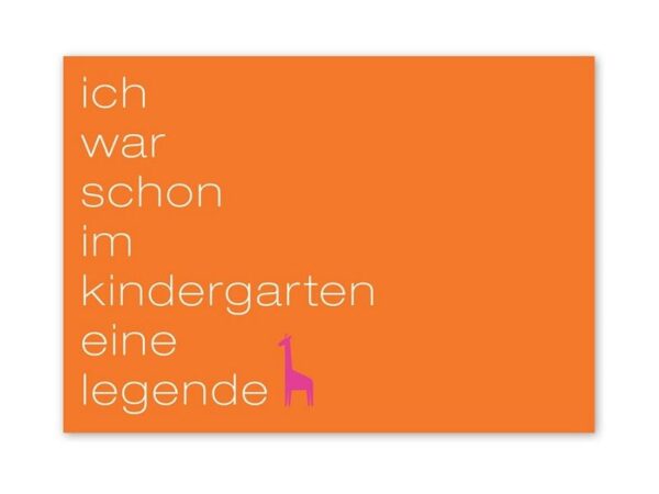 Postkarte: Kindergarten