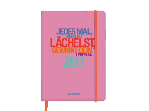 Notizbuch DIN A5: Lächelst