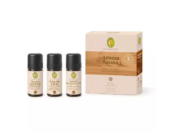 Set Aroma Sauna: Kraft & Ruhe
