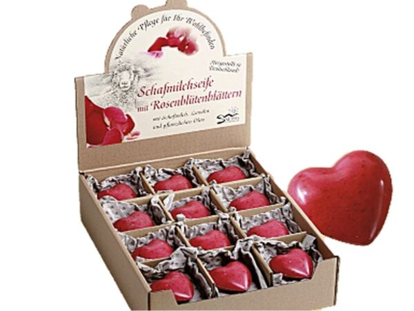 Schafsmilchseife: Rosenblättern