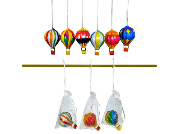 Blech: Heißluftballon-Anhänger Modern