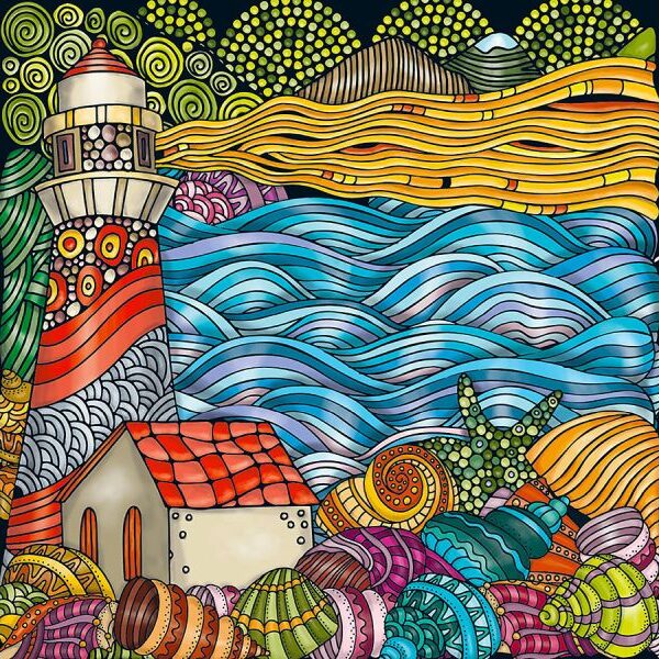 Q-Puzzle: Color Leuchtturm