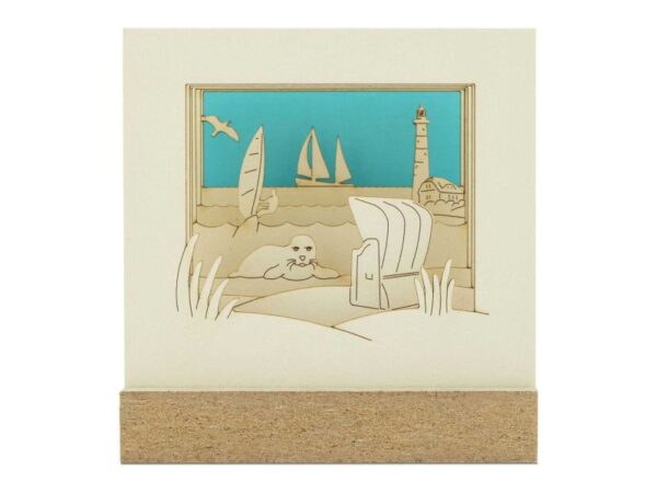 Silhourama-Strandwelt