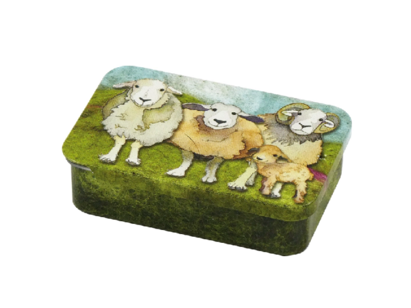 Metalldose: Schafe