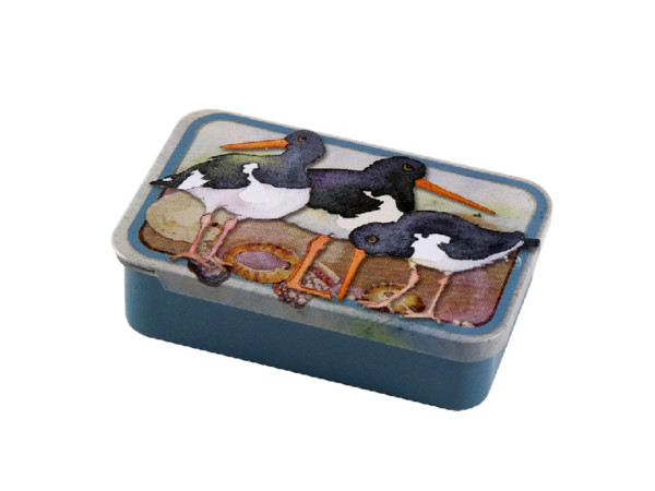 Metalldose: Austernfischer