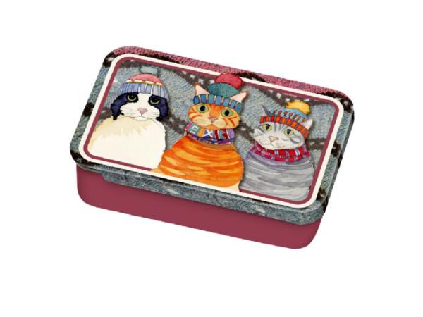 Metalldose: Katzen