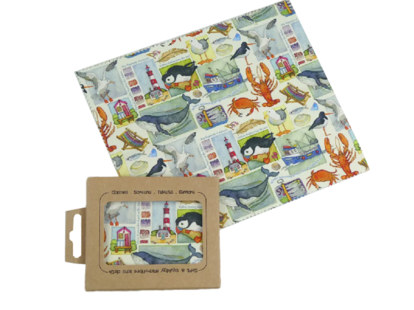 Brillenputztuch: Seewelt