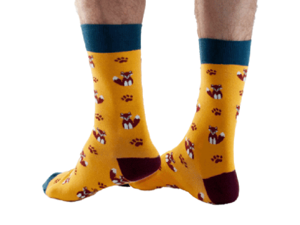 Bambus-Socken: Füchse