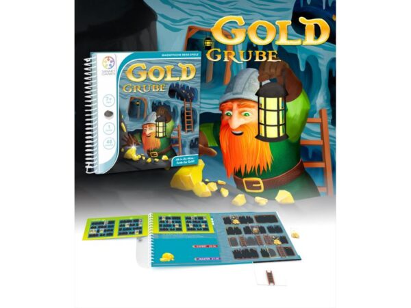 Magnetisches Spiel: Gold Grube