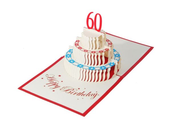 Klappkarte: 60. Geburtstag