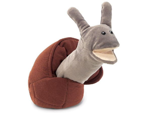 Handpuppe: Schnecke