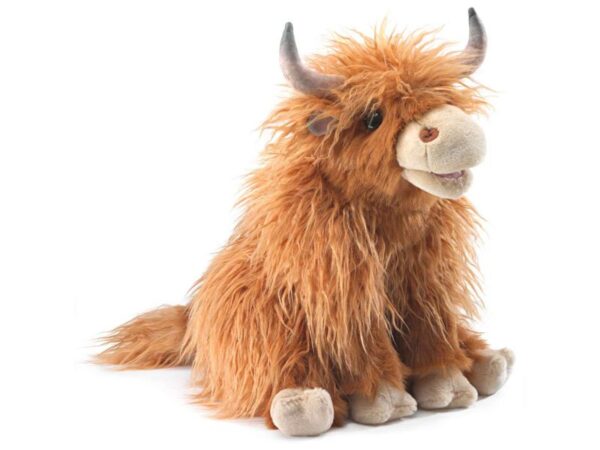 Handpuppe: Schottisches Hochlandrind