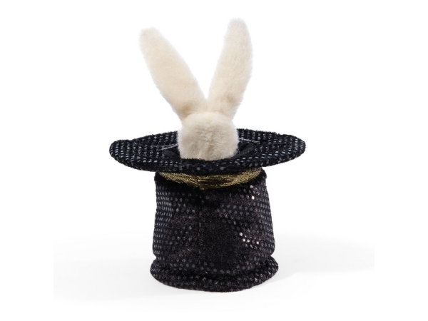 Fingerpuppe: Zauberhut-Hase