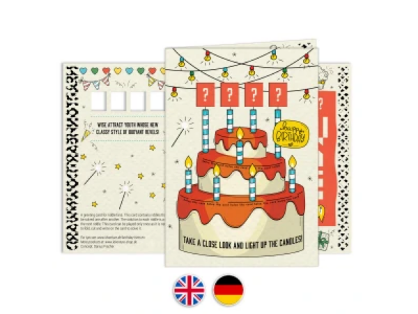 Rätsel - Geburtstagskarte