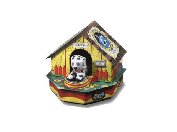 Blech: Spardose Hund