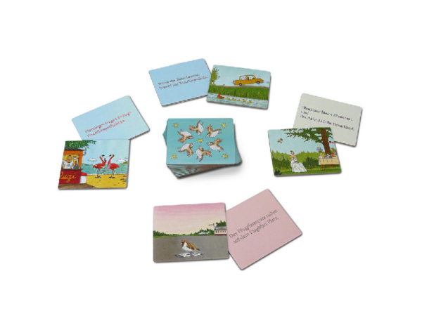 Der Flugblattspatz nahm auf dem Flugblatt Platz