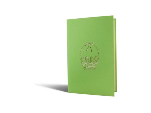 Klappkarte: Osterkorb